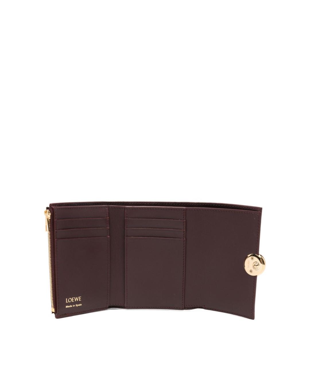 LOEWE Бордовый кошелек, фото 2