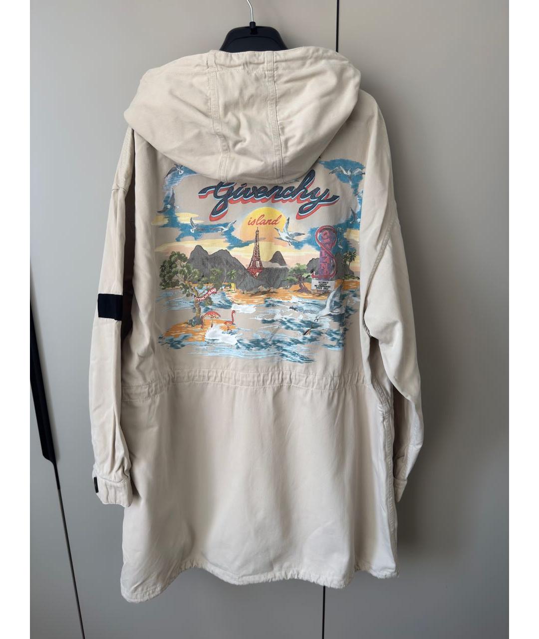 GIVENCHY Бежевая хлопковая парка, фото 2