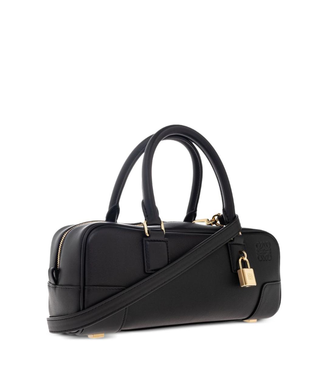 LOEWE Черная кожаная сумка тоут, фото 3