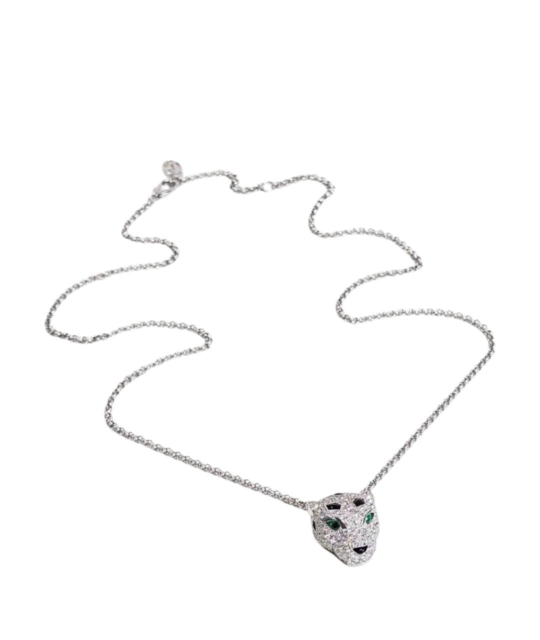 CARTIER Серебряное колье из белого золота, фото 1