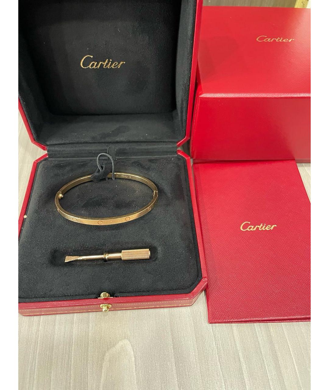 CARTIER Золотой браслет из розового золота, фото 4