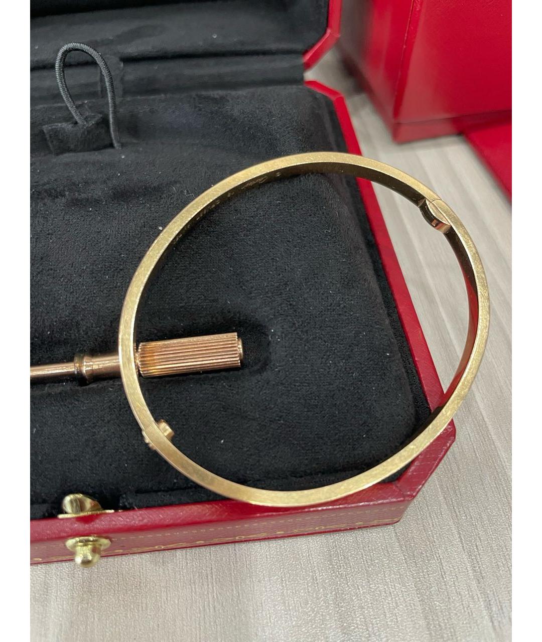 CARTIER Золотой браслет из розового золота, фото 3