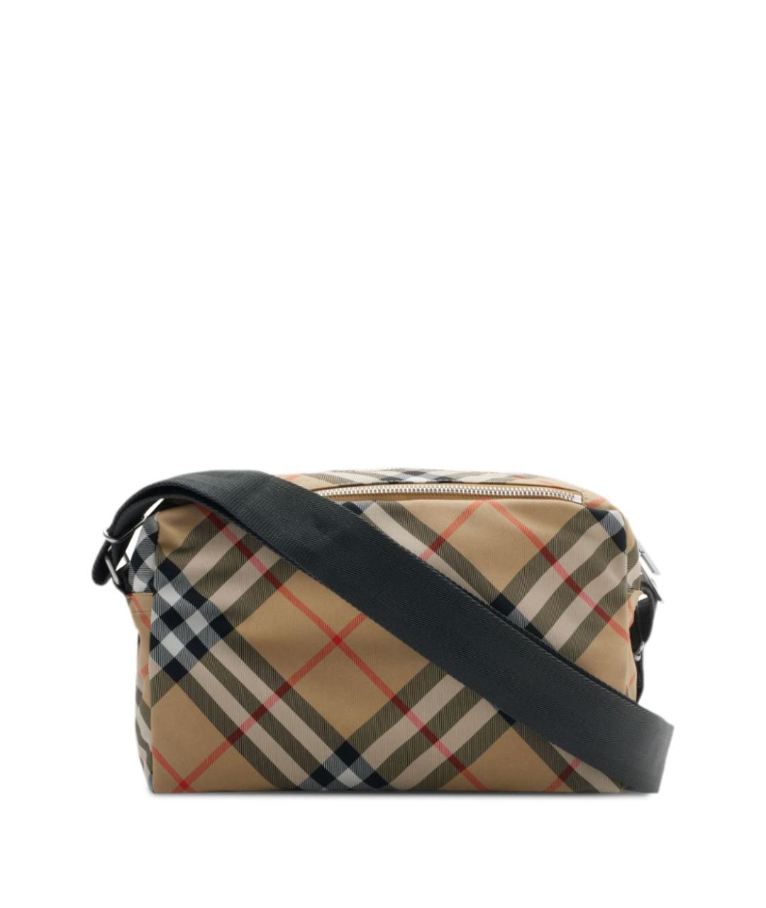 BURBERRY Мульти синтетическая сумка на плечо, фото 4