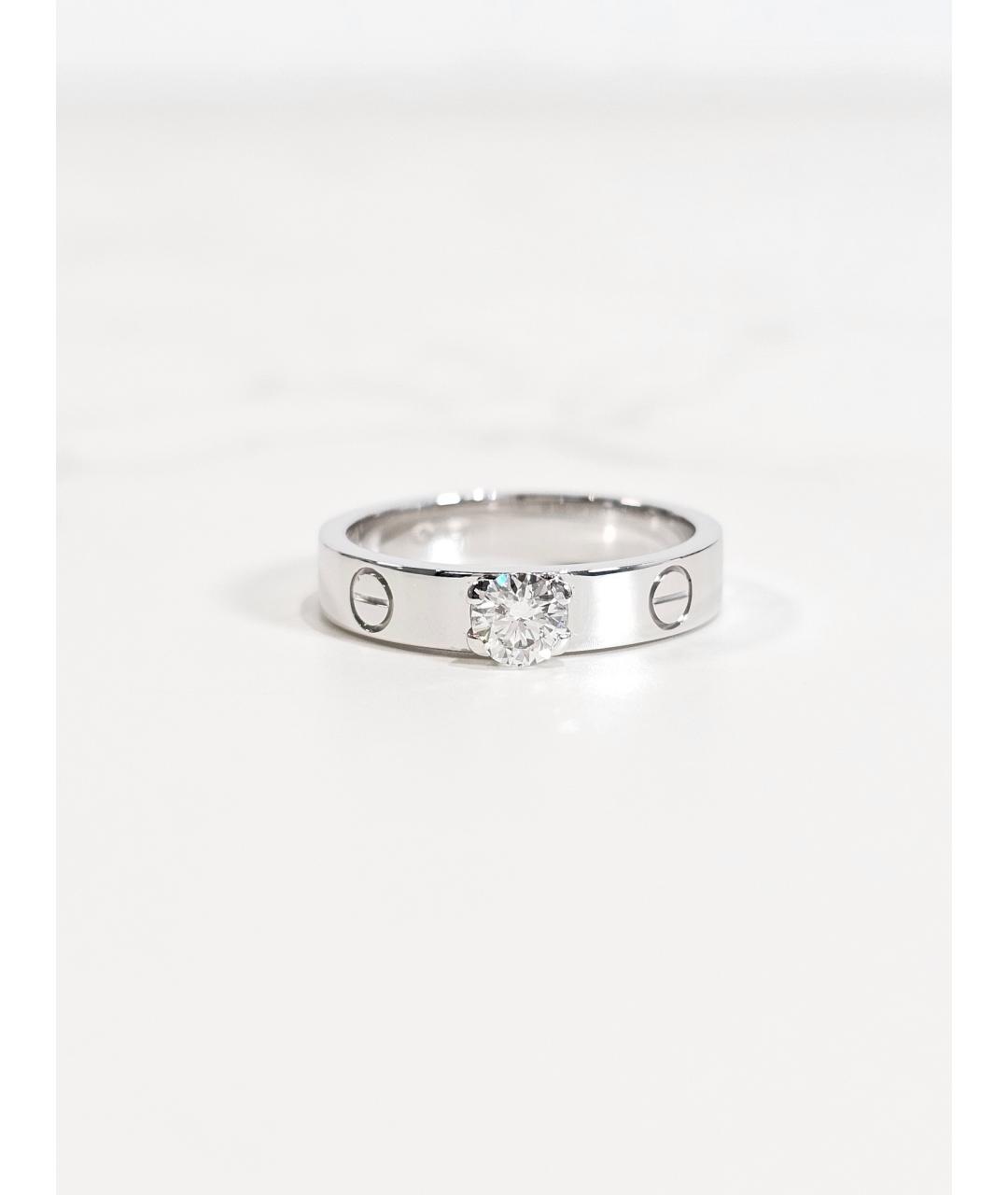 CARTIER Серебряное кольцо из белого золота, фото 3