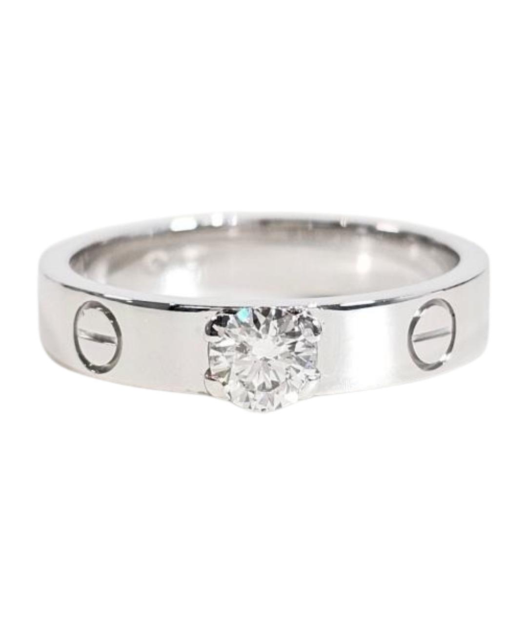 CARTIER Серебряное кольцо из белого золота, фото 1