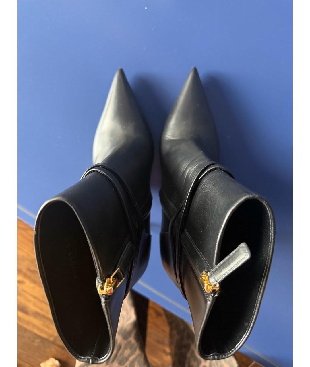 TOM FORD Черные кожаные ботильоны, фото 3