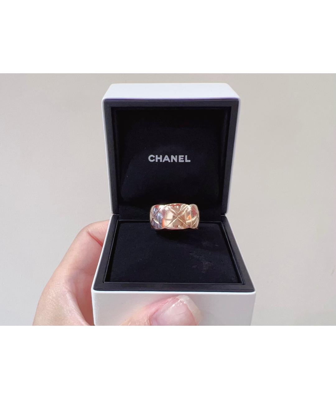 CHANEL Золотое кольцо из розового золота, фото 2