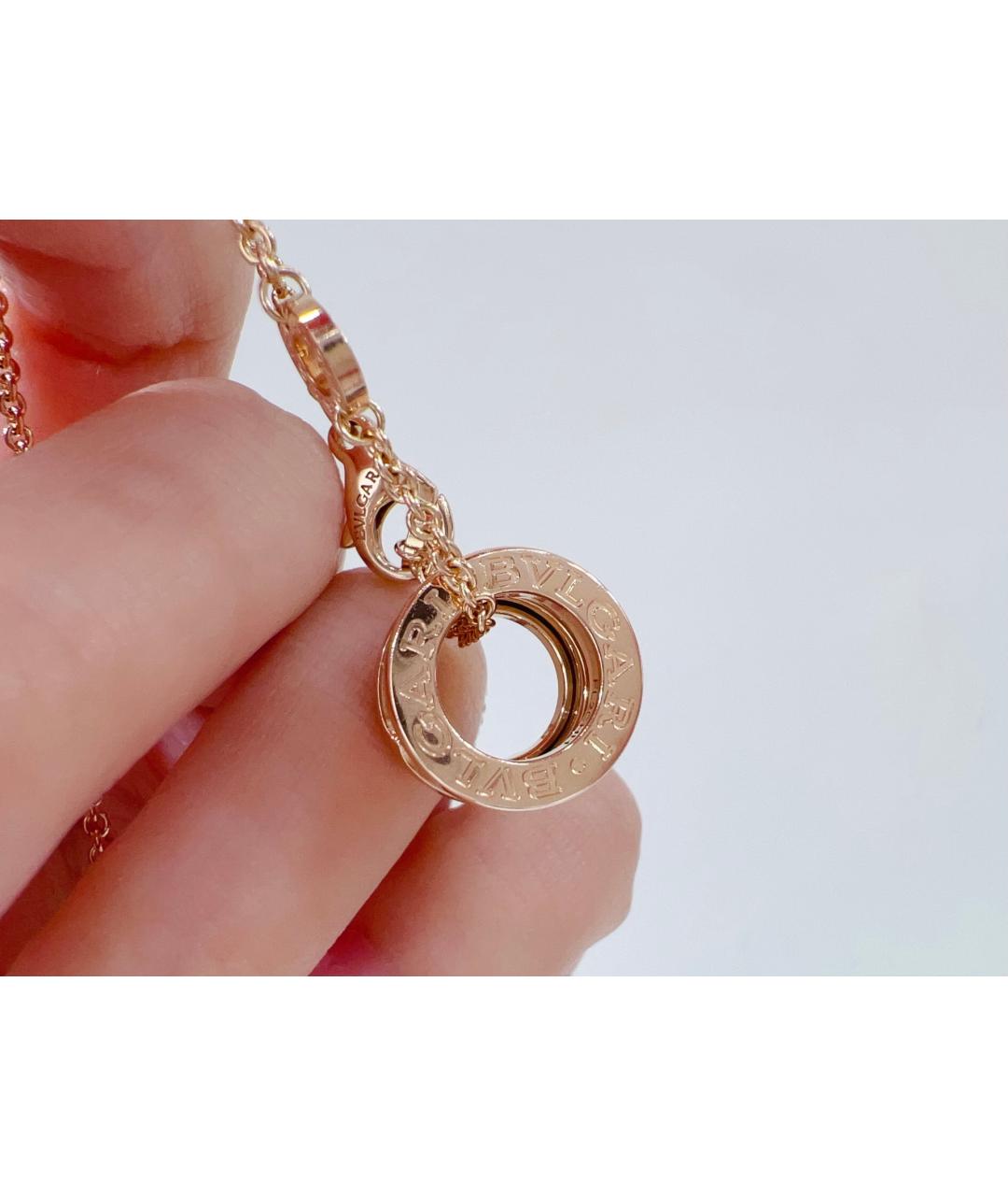 BVLGARI Золотое колье из розового золота, фото 4