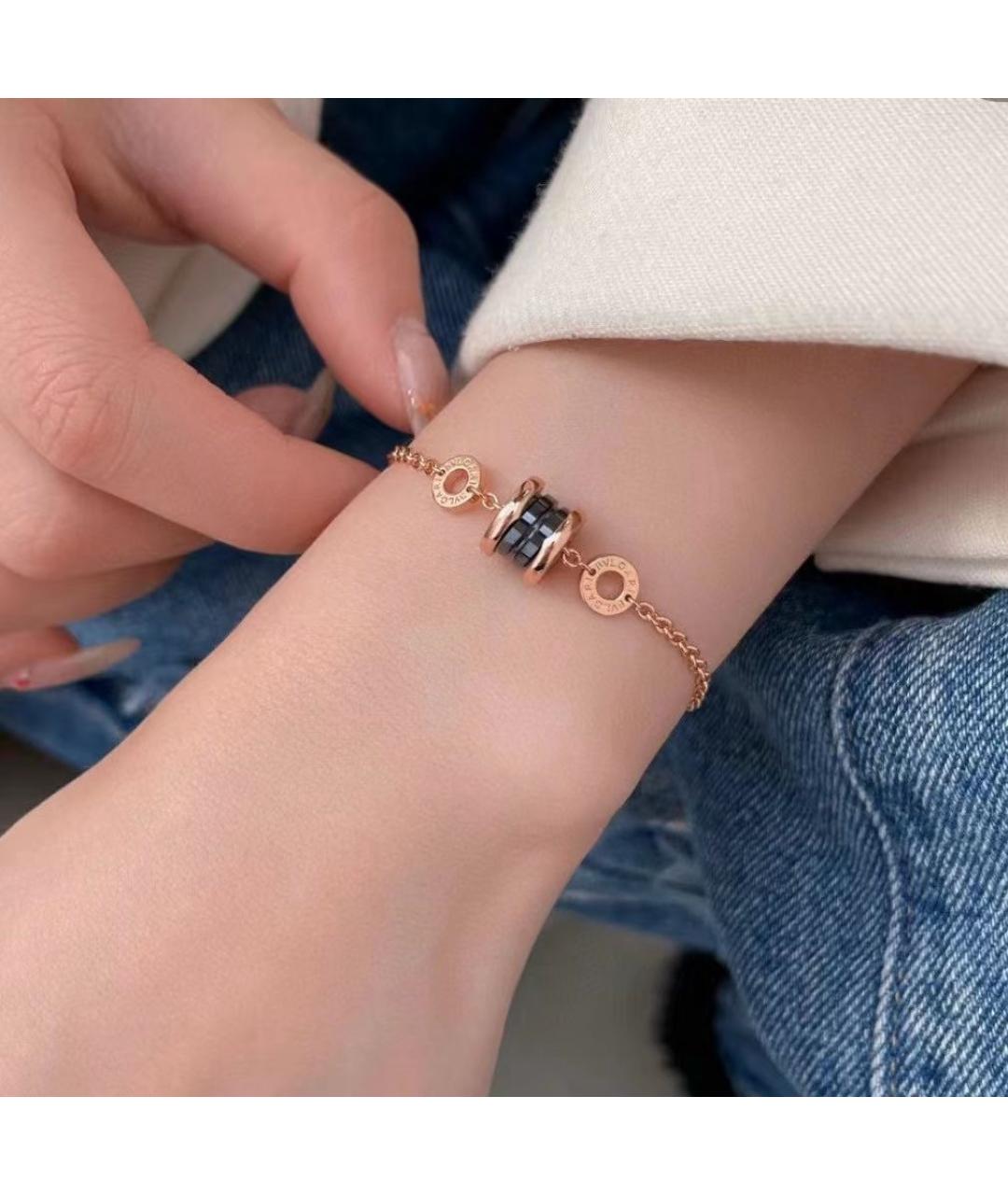 BVLGARI Золотой браслет из розового золота, фото 6