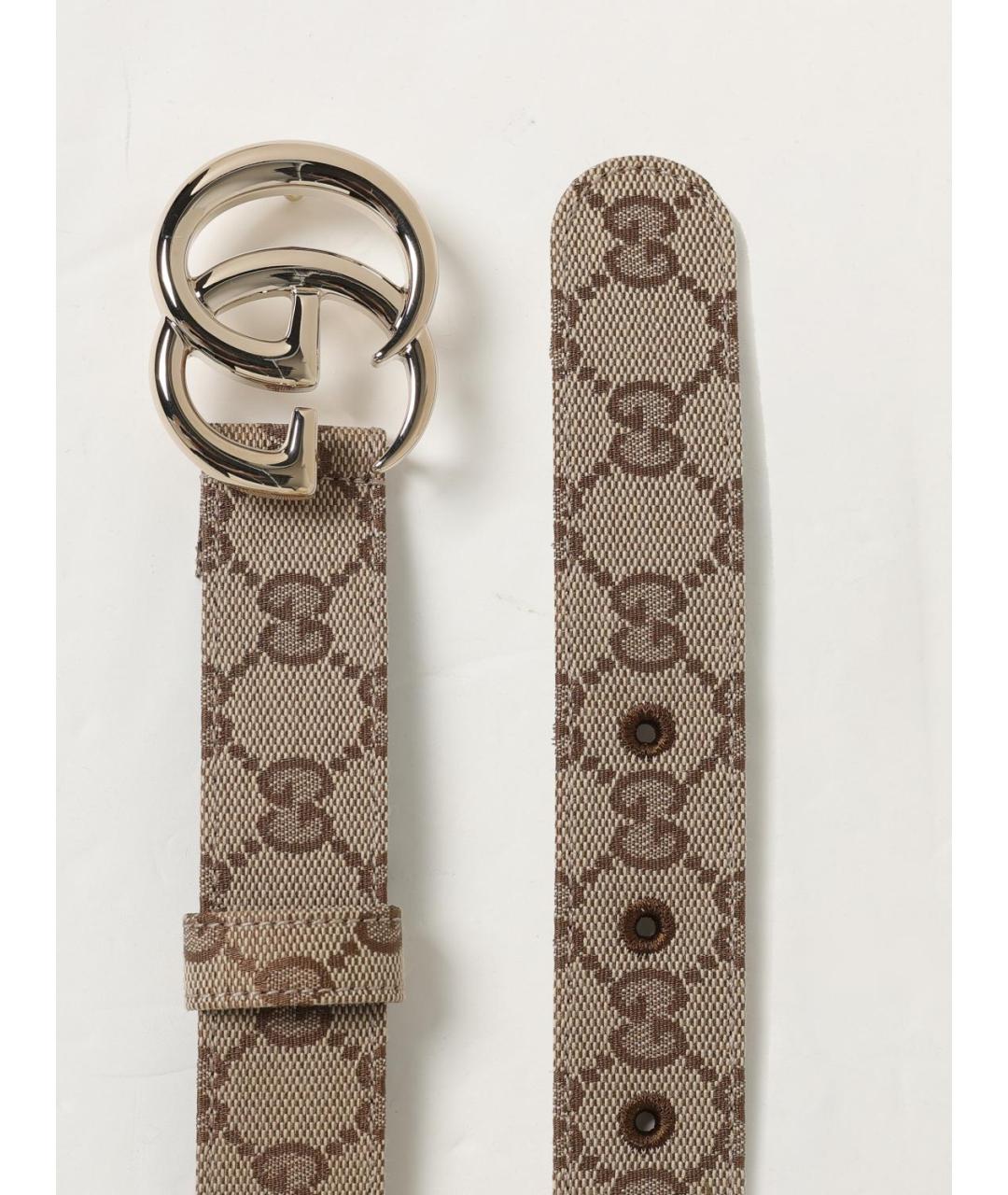 GUCCI Бежевый ремень, фото 3