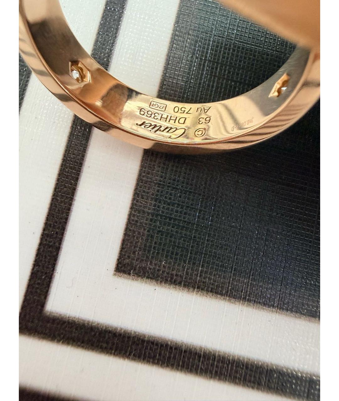 CARTIER Золотое кольцо из розового золота, фото 7