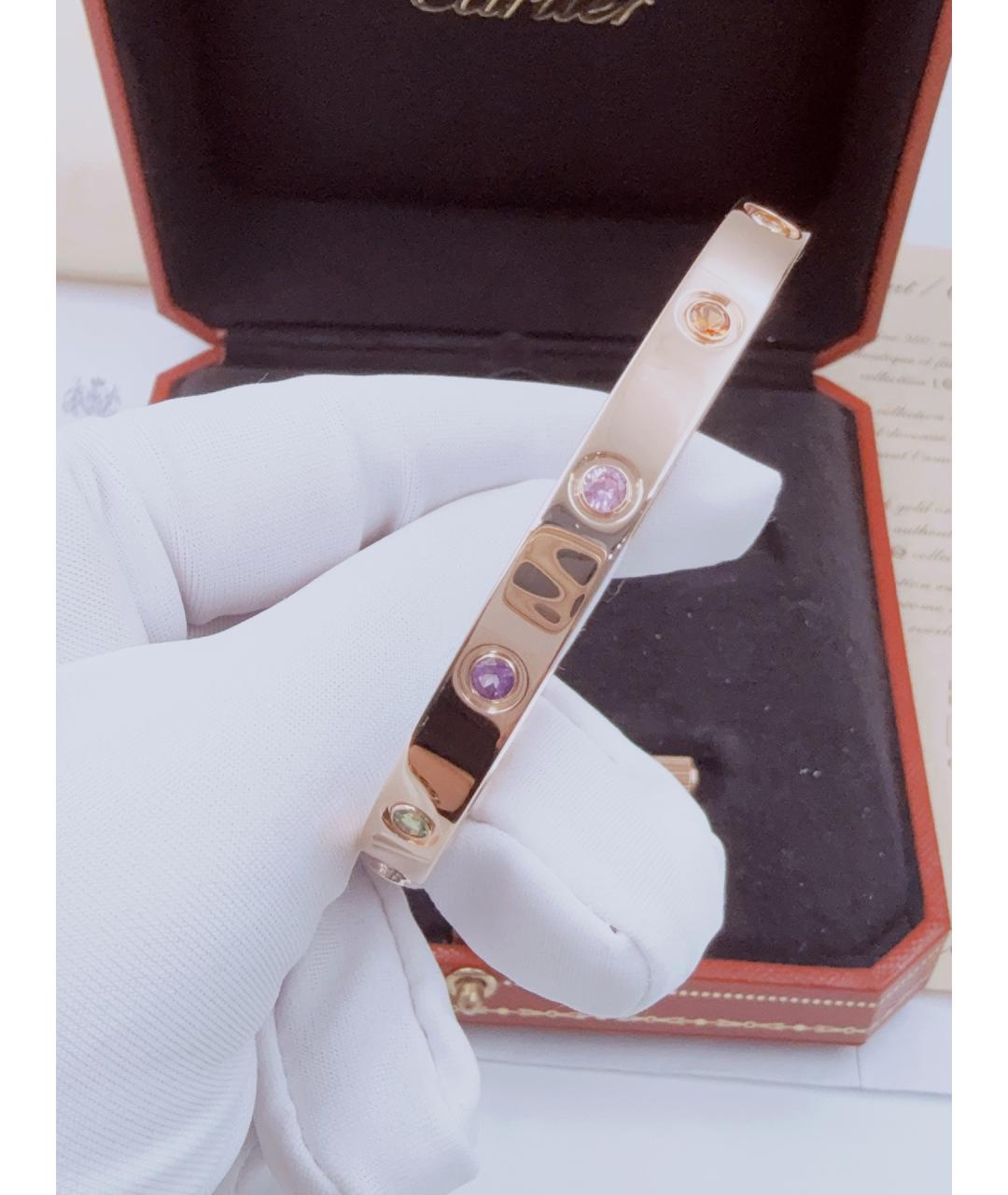 CARTIER Золотой браслет из розового золота, фото 4
