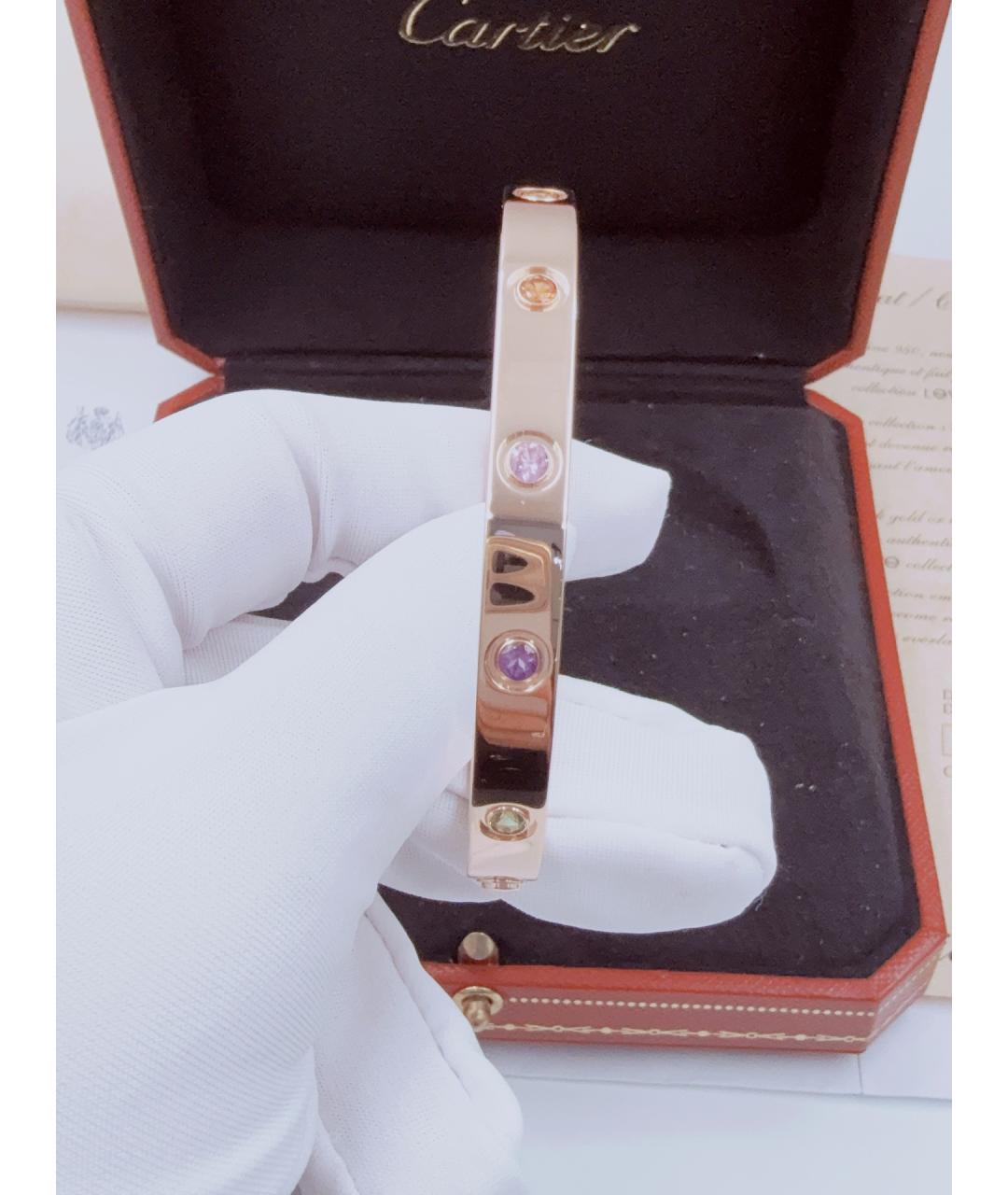 CARTIER Золотой браслет из розового золота, фото 3