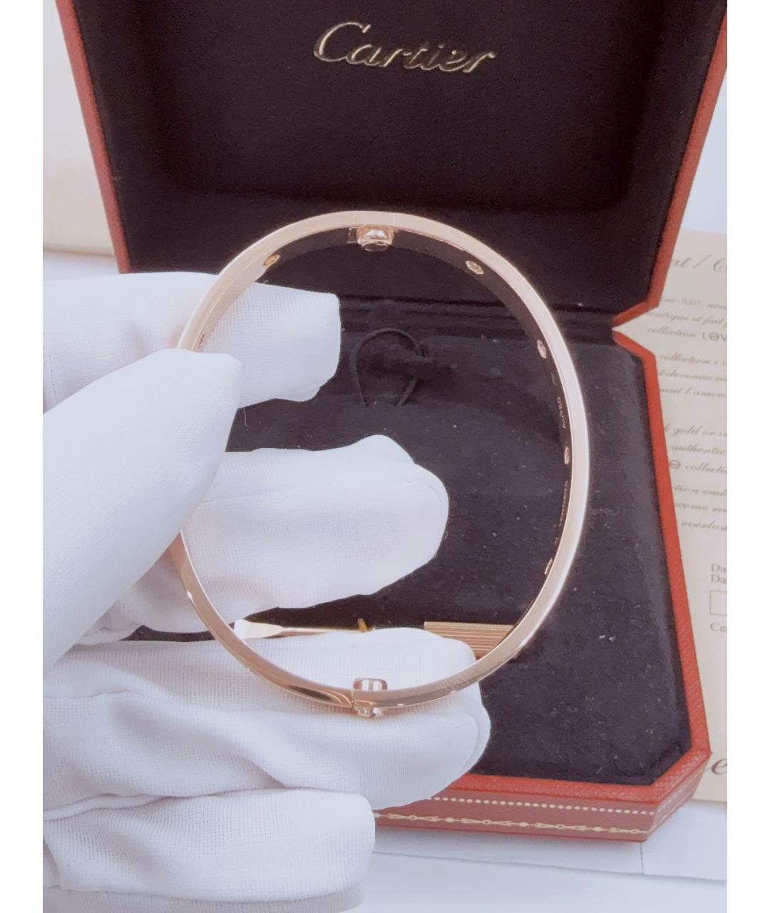 CARTIER Золотой браслет из розового золота, фото 5