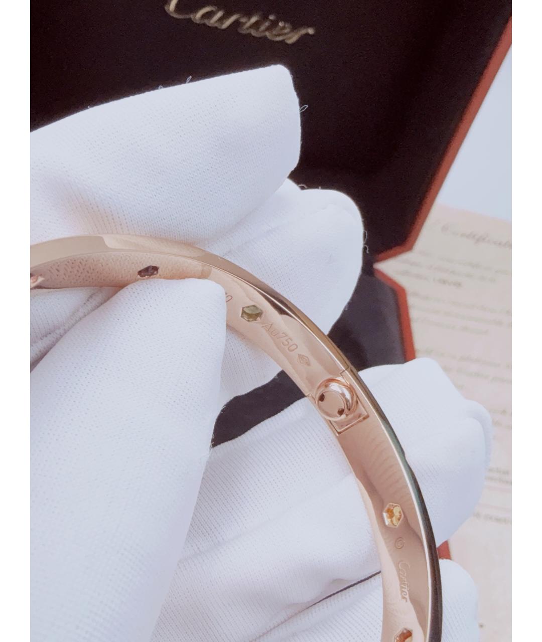 CARTIER Золотой браслет из розового золота, фото 7