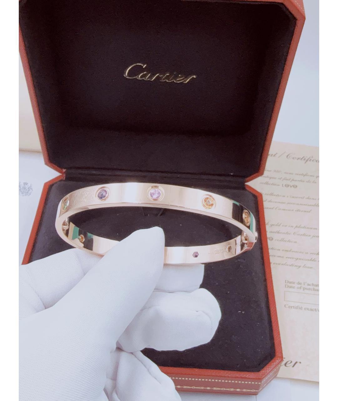 CARTIER Золотой браслет из розового золота, фото 9