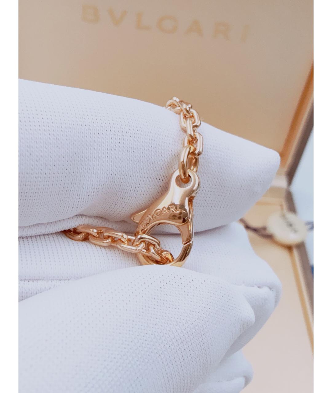 BVLGARI Золотое колье из розового золота, фото 8