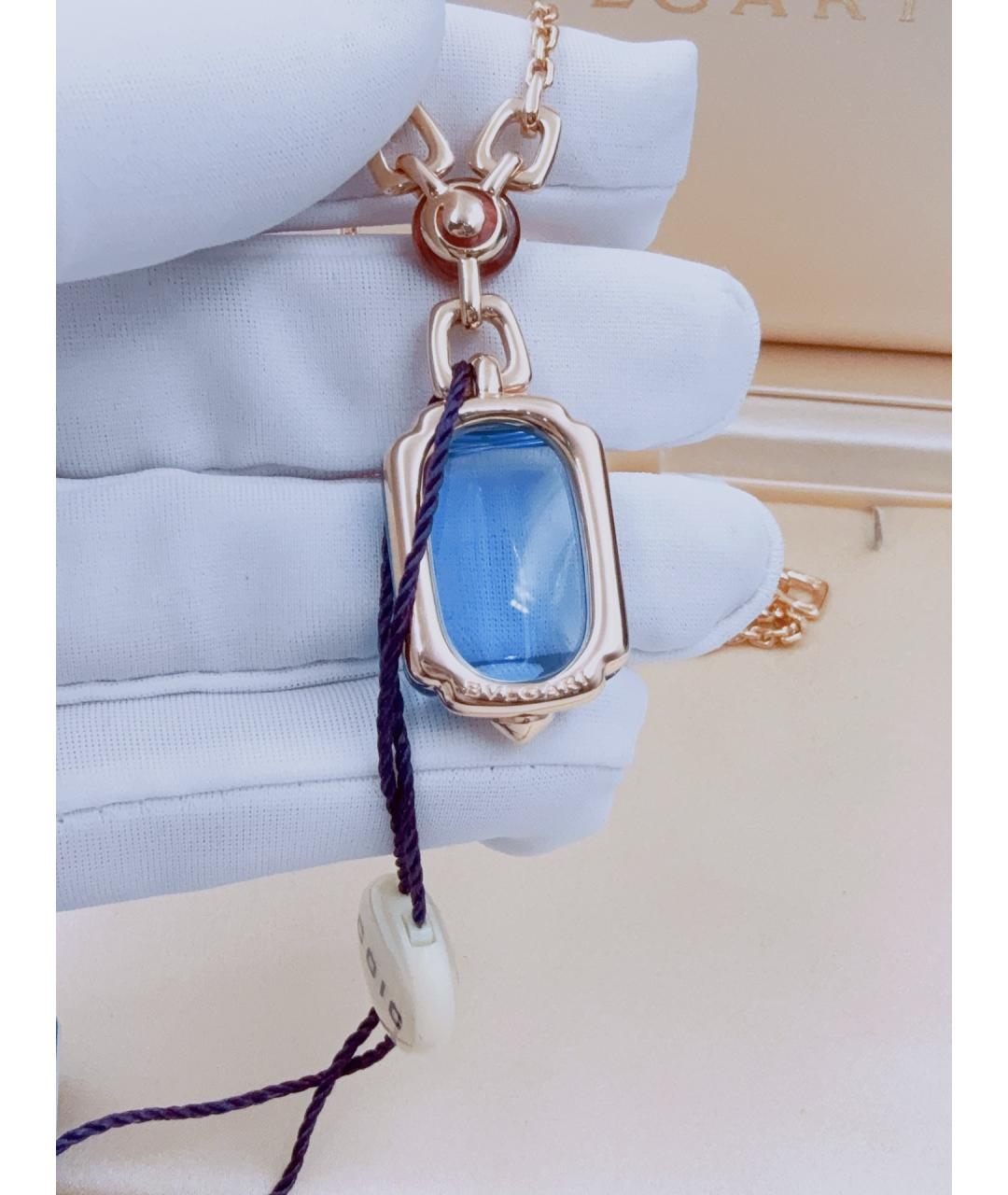 BVLGARI Золотое колье из розового золота, фото 6