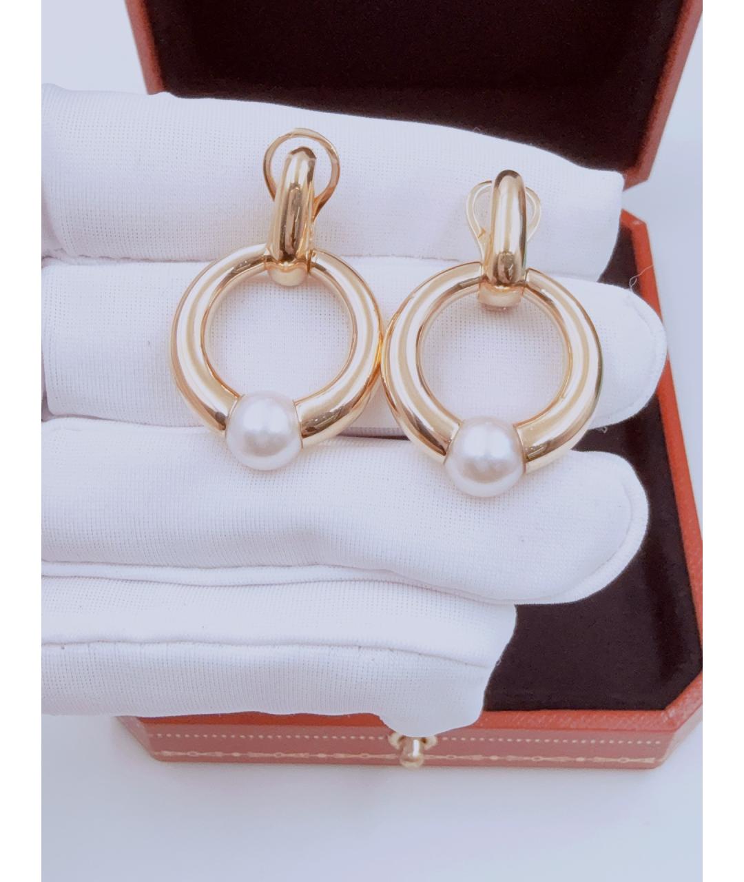 CARTIER Золотые серьги из желтого золота, фото 8