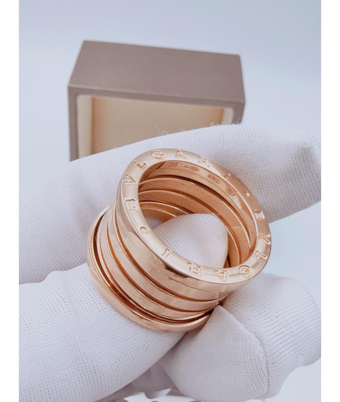 BVLGARI Золотое кольцо из розового золота, фото 7