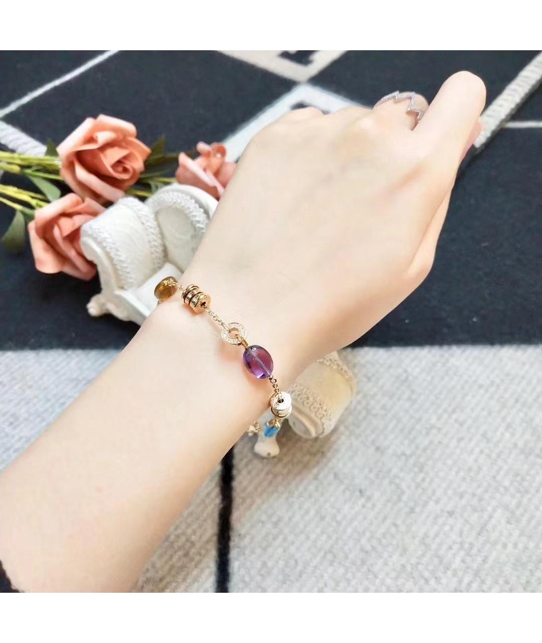 BVLGARI Золотой браслет из розового золота, фото 7