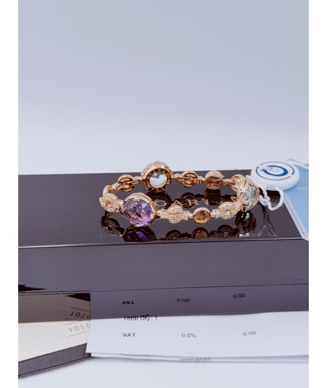 BVLGARI Золотой браслет из розового золота, фото 9