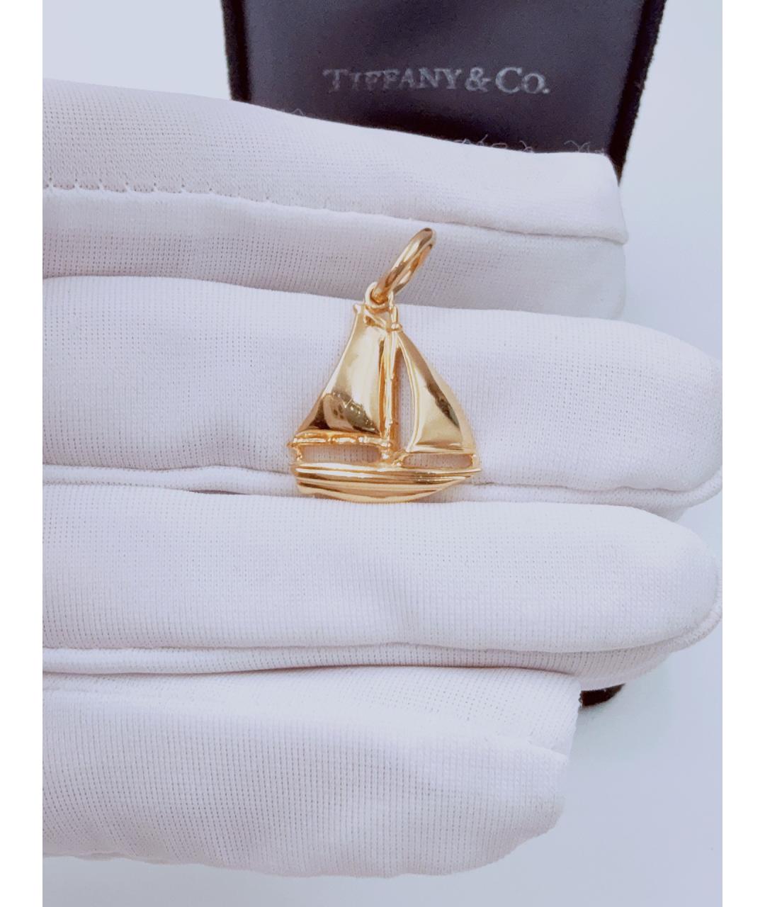 TIFFANY&CO Золотой кулон из желтого золота, фото 4