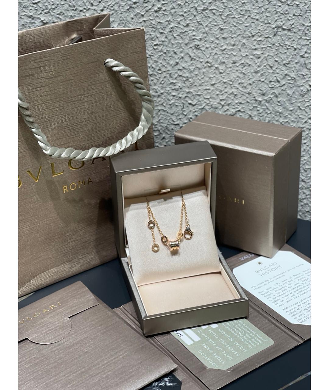 BVLGARI Золотой браслет из розового золота, фото 6