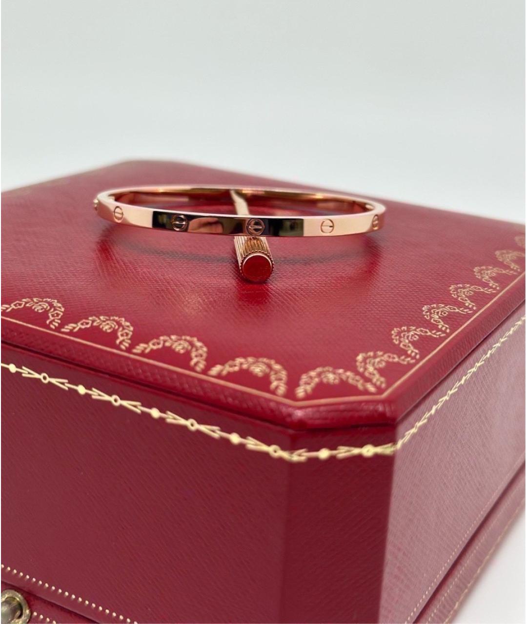 CARTIER Золотой браслет из розового золота, фото 7