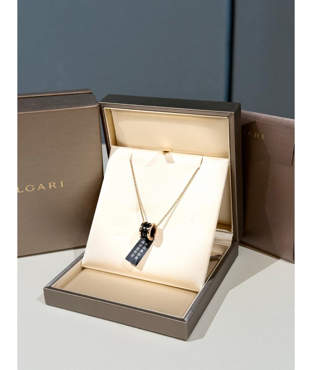BVLGARI Золотое колье из розового золота, фото 4