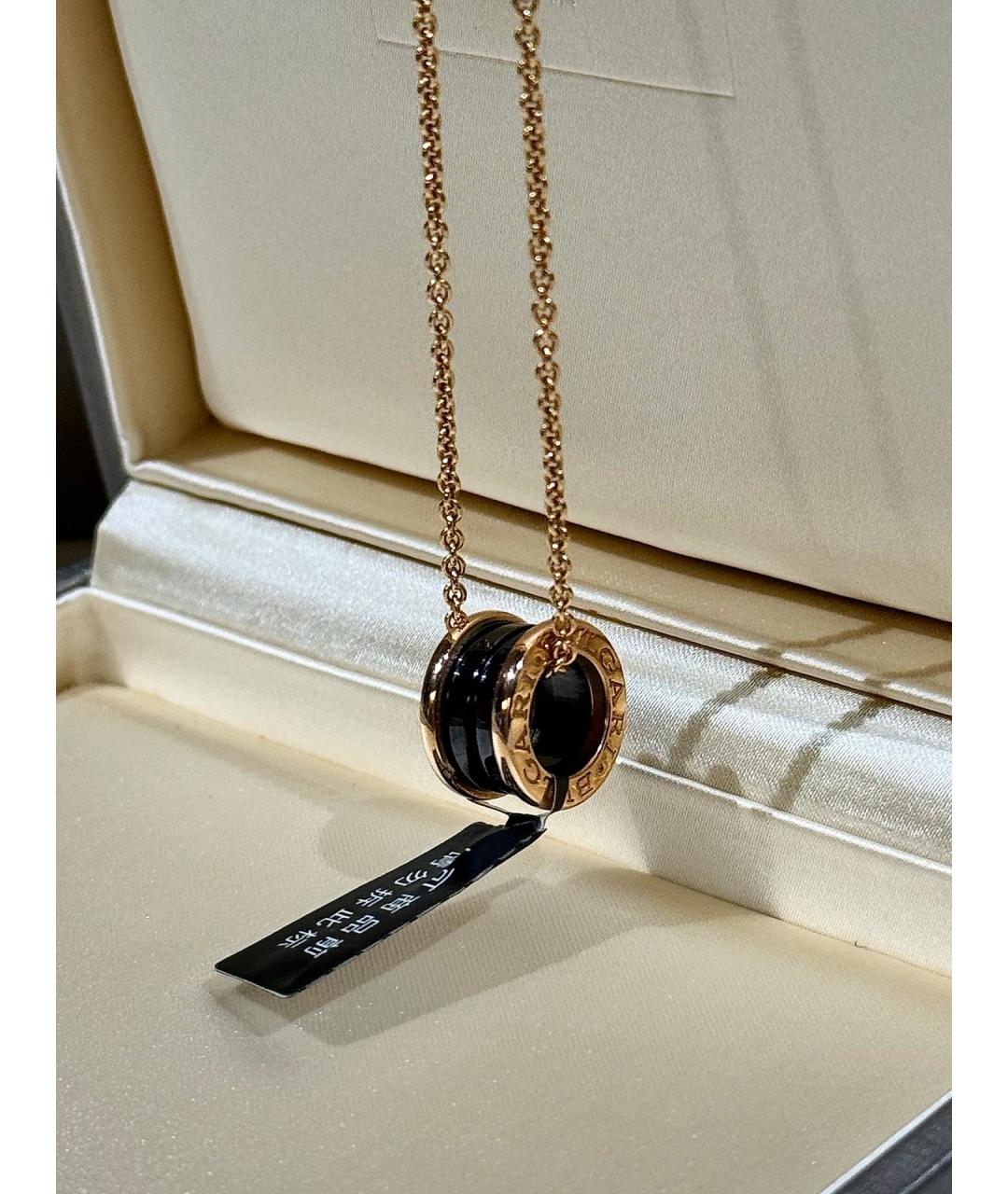 BVLGARI Золотое колье из розового золота, фото 3