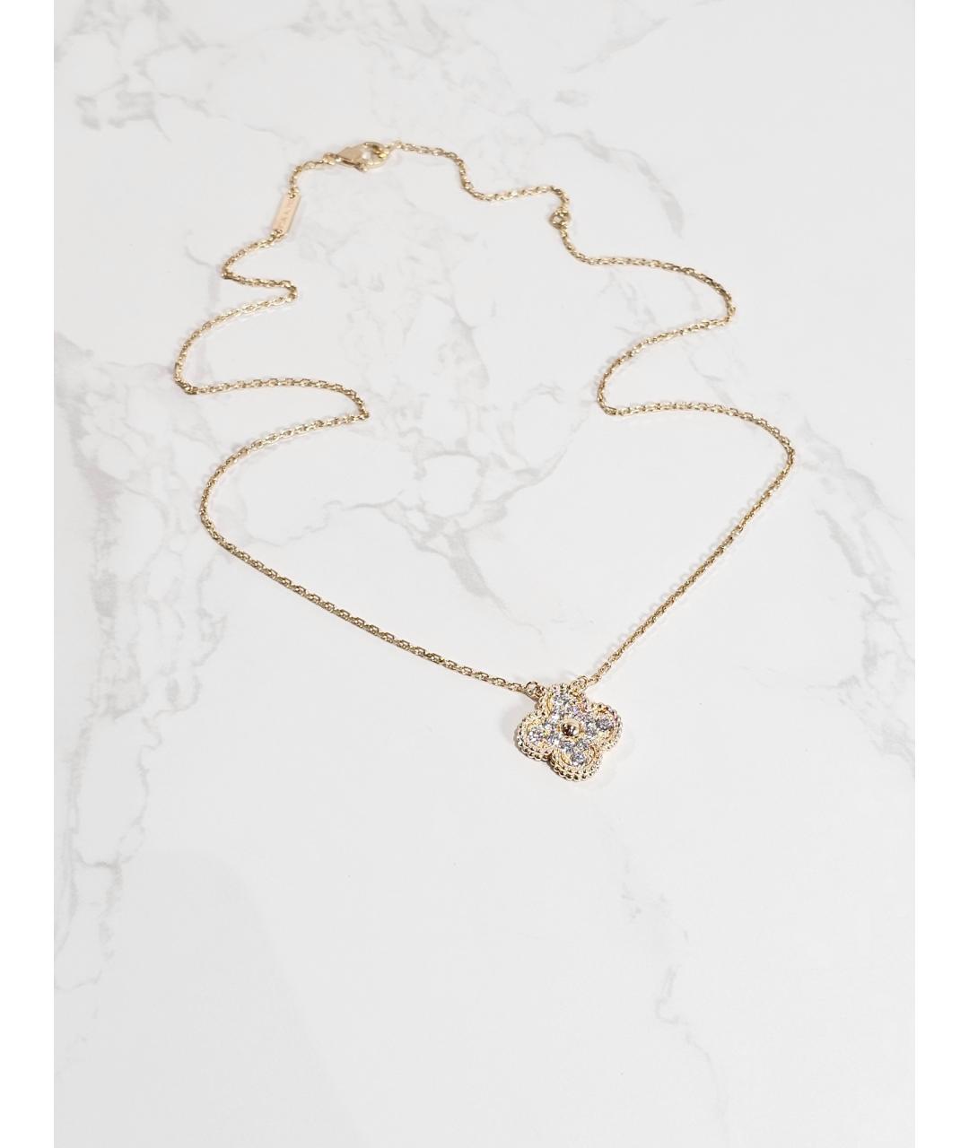 VAN CLEEF & ARPELS Золотое колье из желтого золота, фото 4