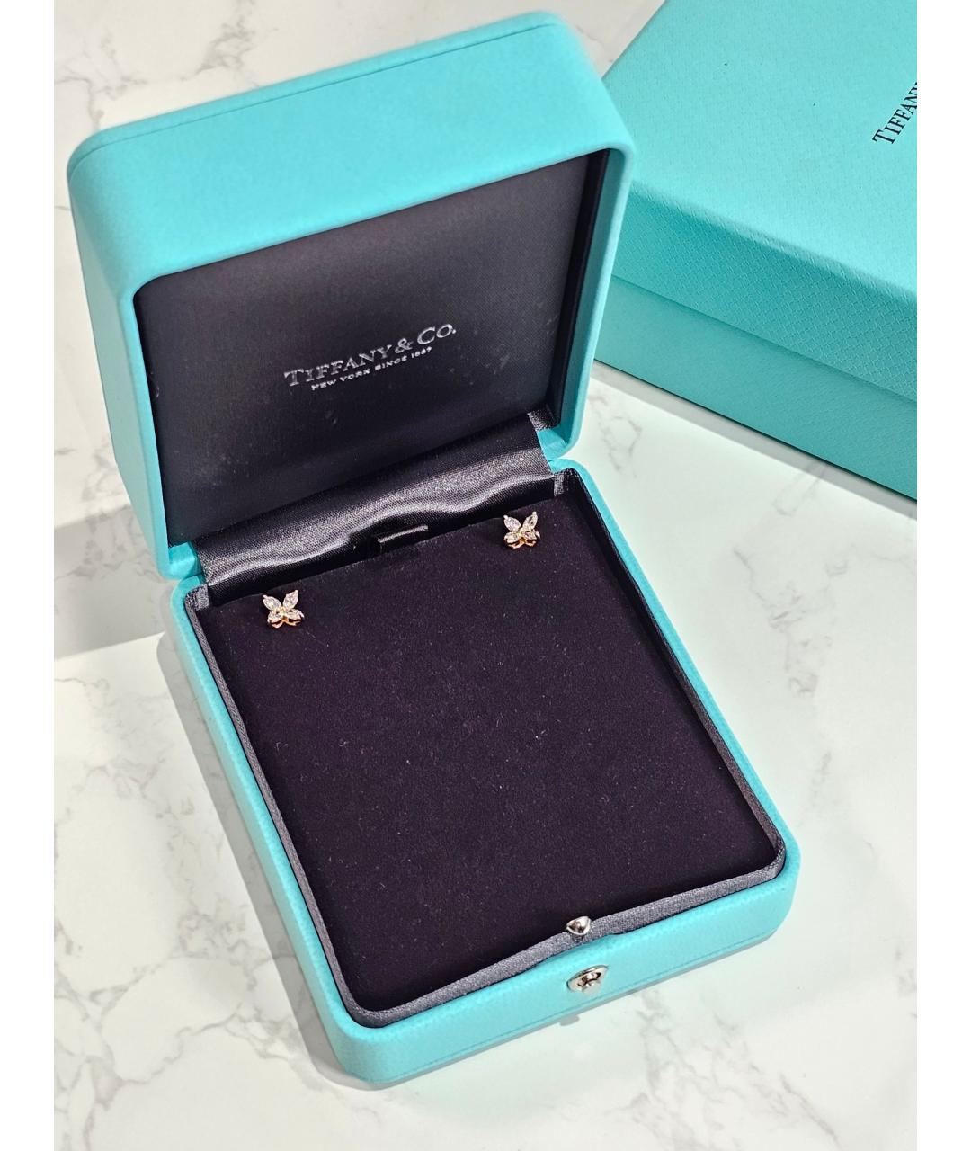 TIFFANY&CO Золотые серьги из розового золота, фото 2