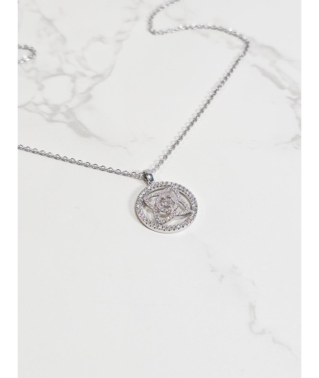 DE BEERS Серебряное колье из белого золота, фото 3