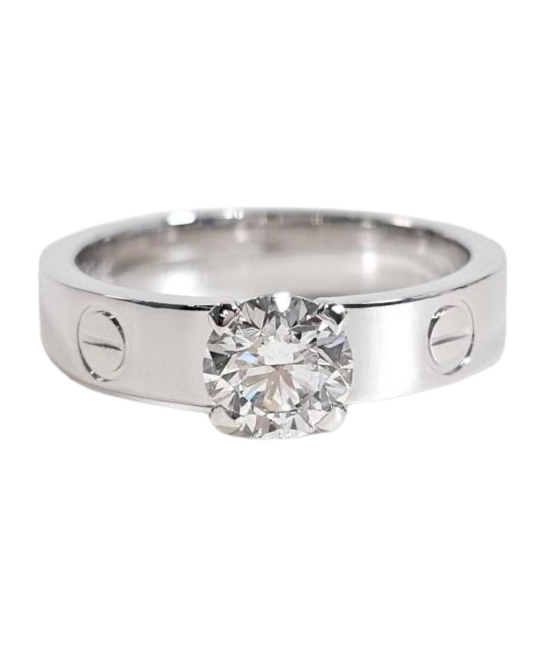 CARTIER Серебряное кольцо из белого золота, фото 1