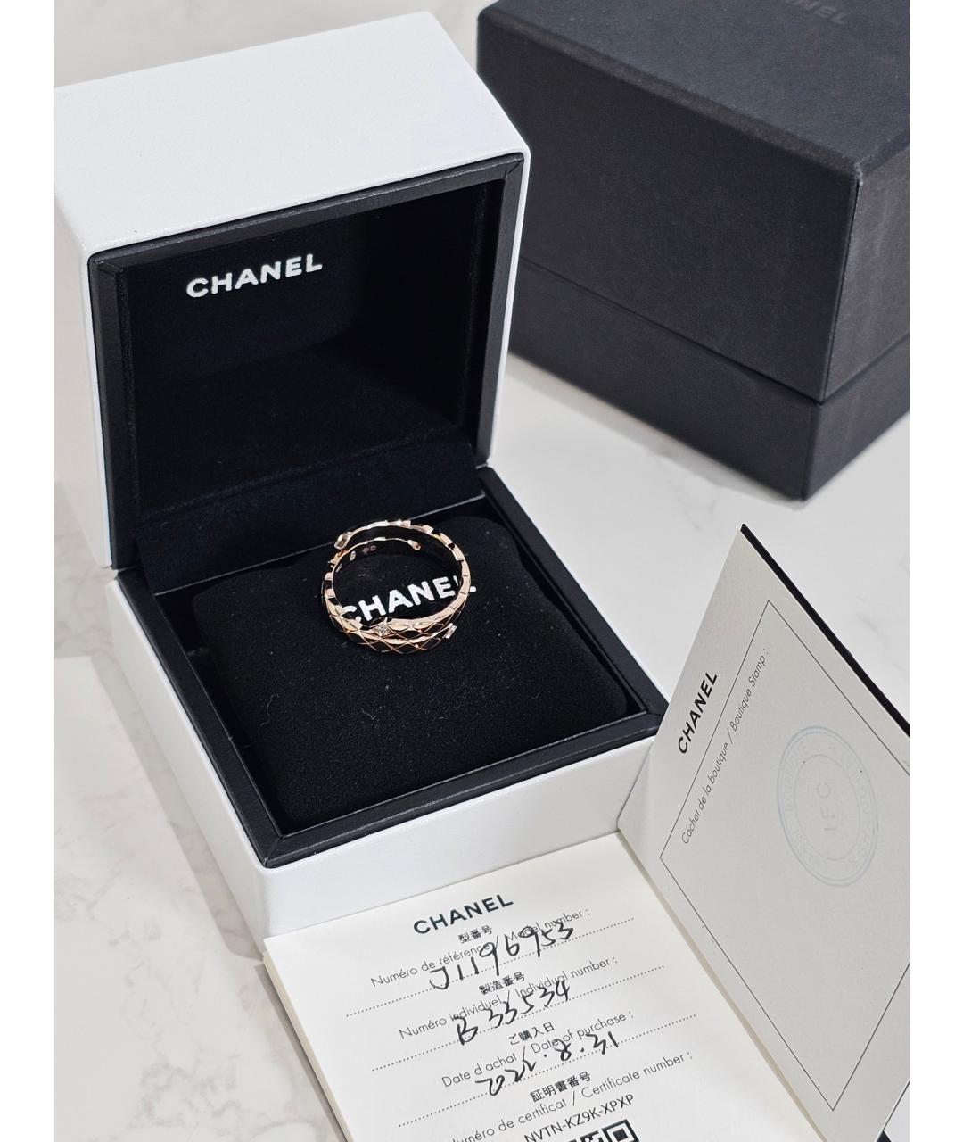 CHANEL Золотое кольцо из розового золота, фото 2