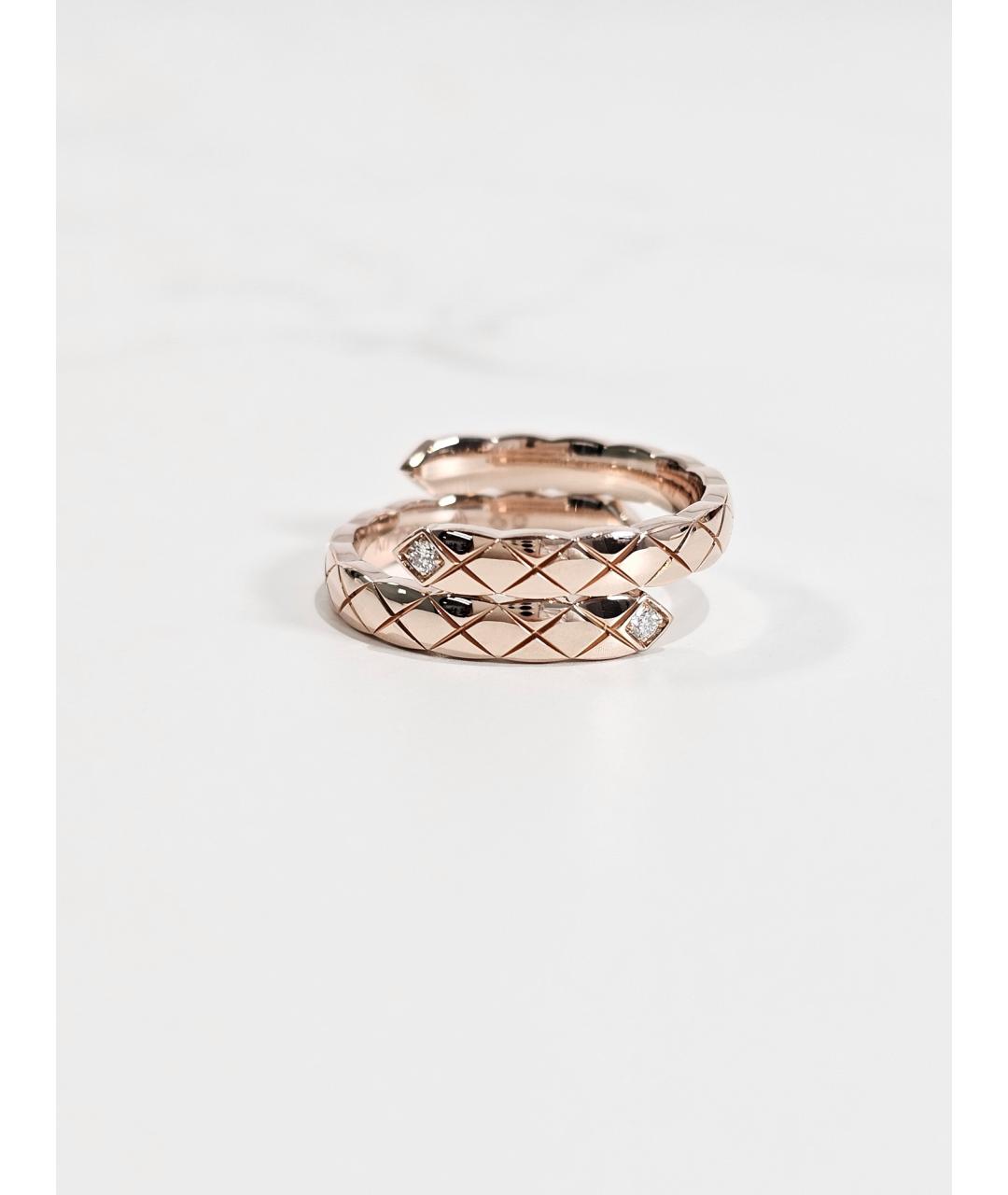 CHANEL Золотое кольцо из розового золота, фото 3