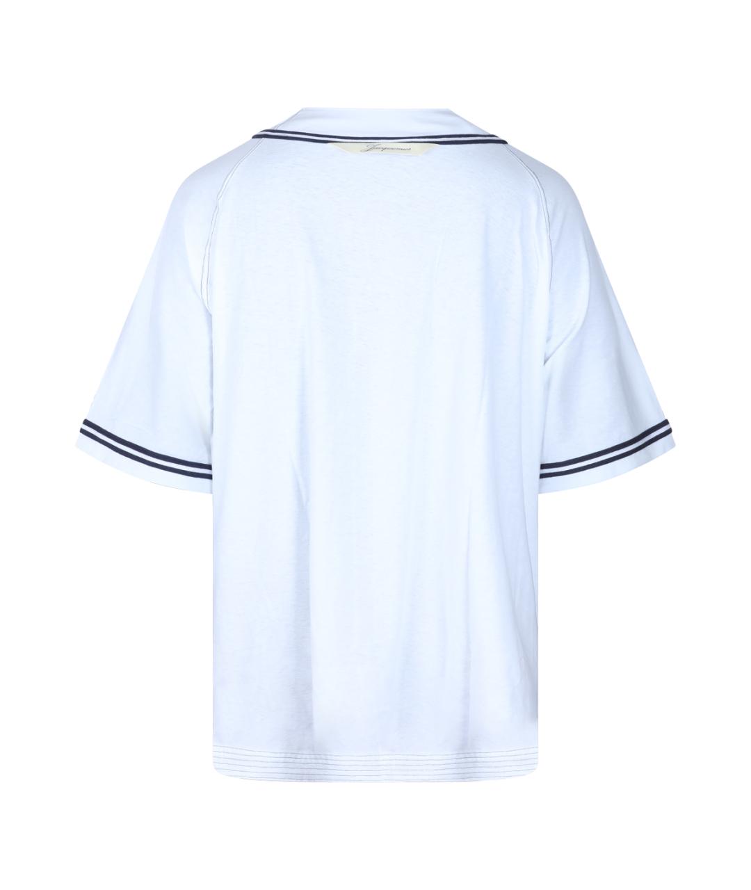 JACQUEMUS Белая кэжуал рубашка, фото 4