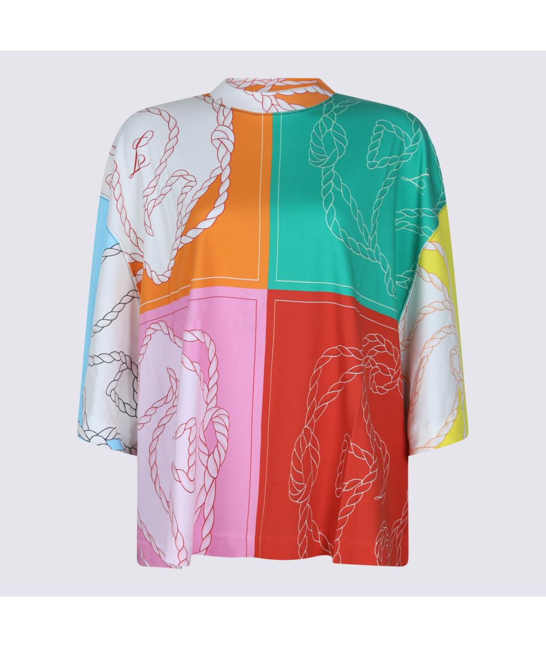 JACQUEMUS Мульти хлопковая футболка, фото 2