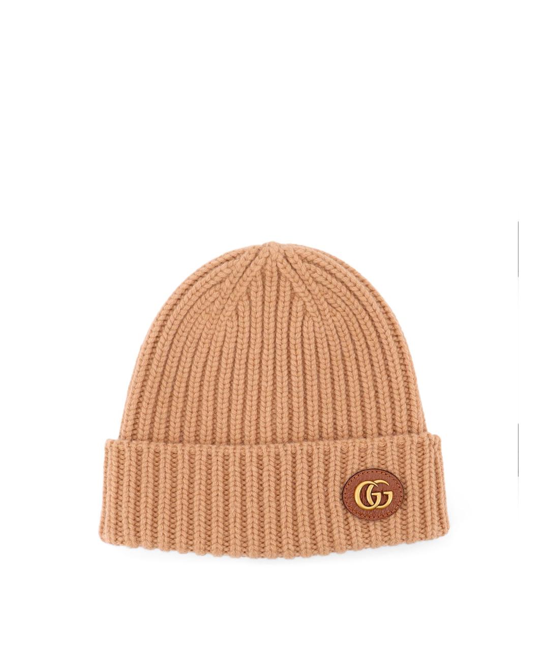 GUCCI Бежевая шапка, фото 1