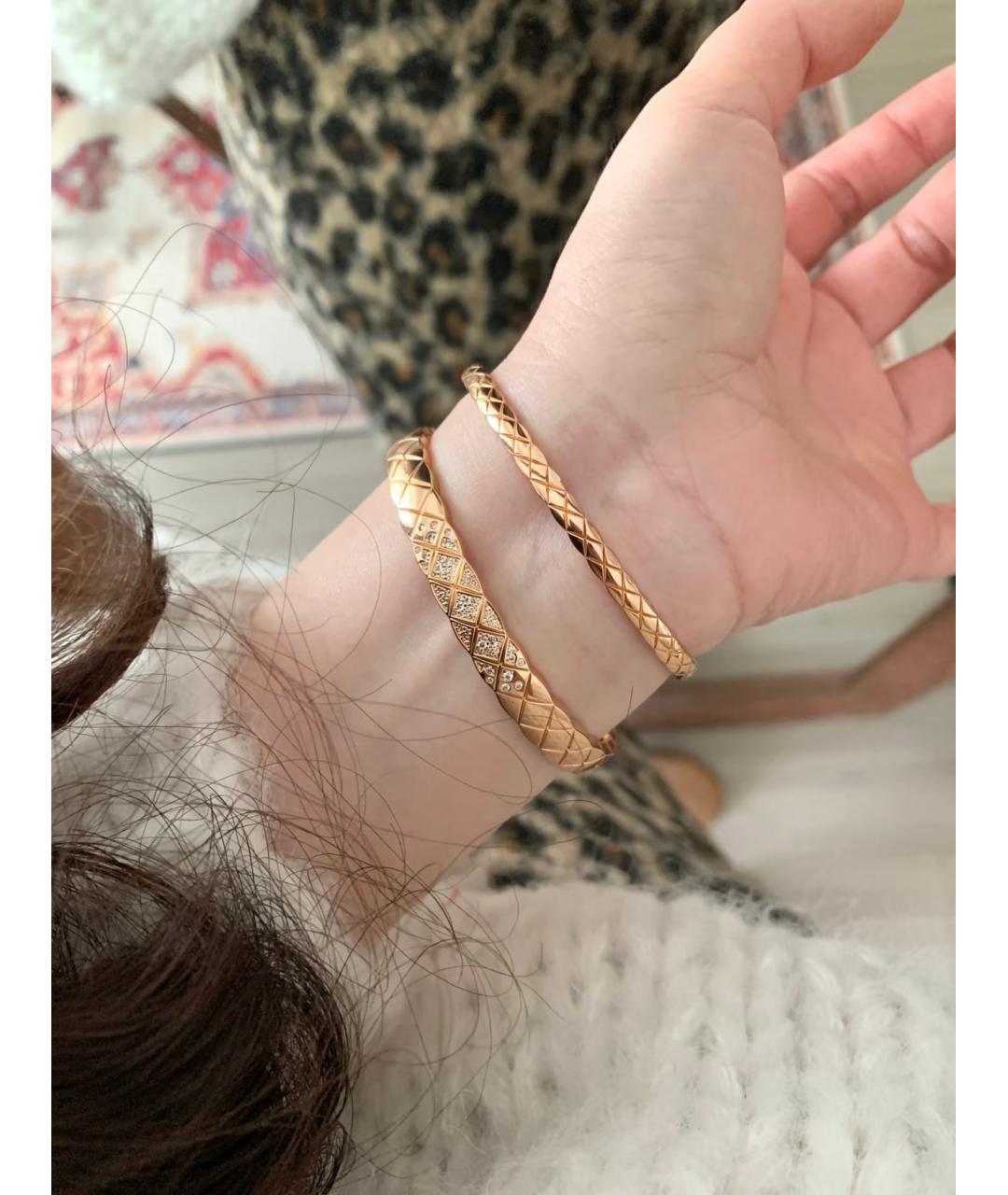 CHANEL Золотой браслет из розового золота, фото 8