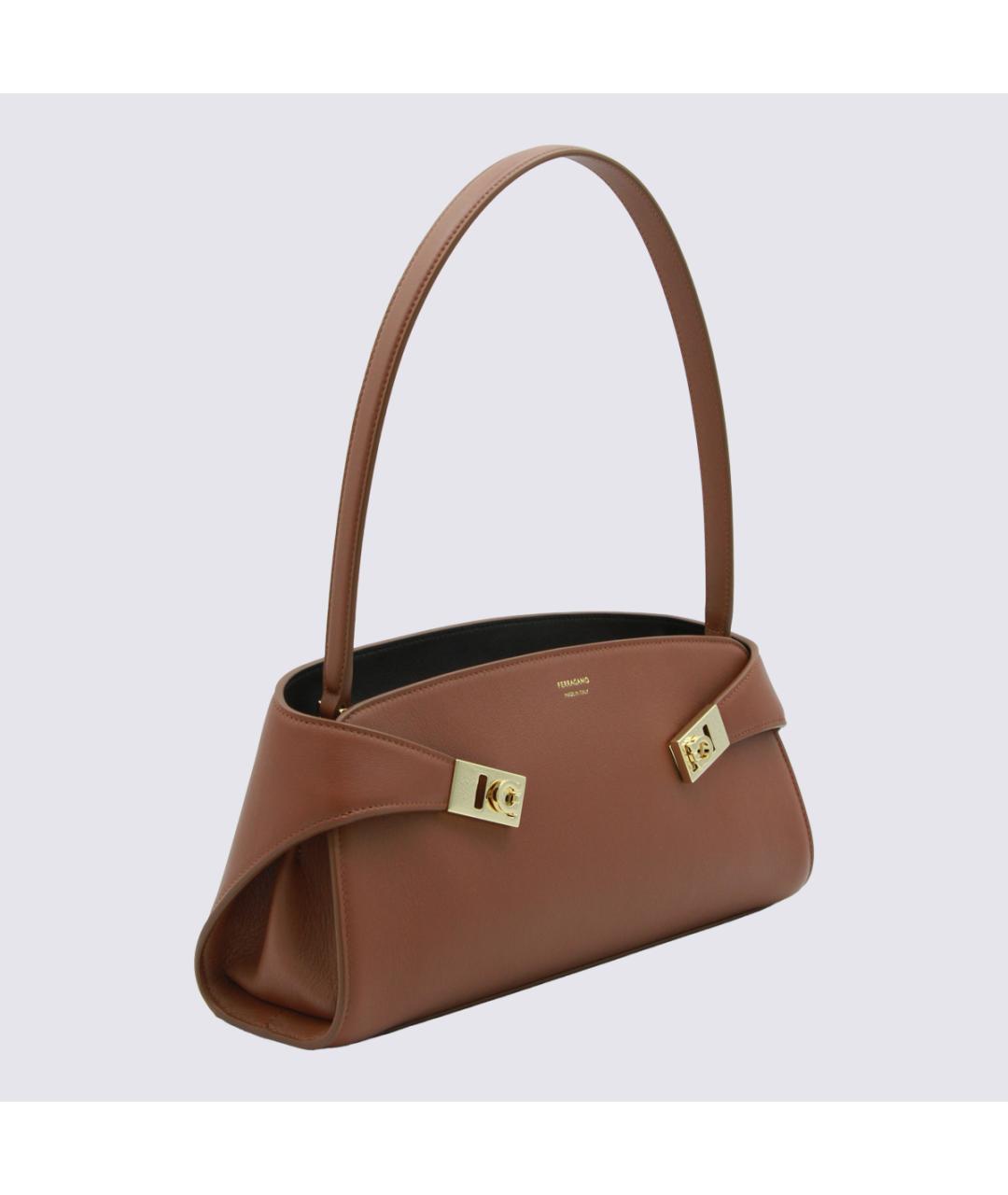 FERRAGAMO Кожаная сумка через плечо, фото 2