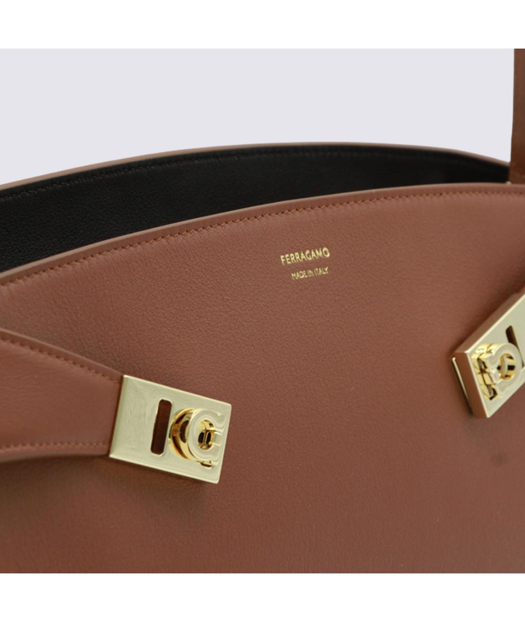 FERRAGAMO Кожаная сумка через плечо, фото 4
