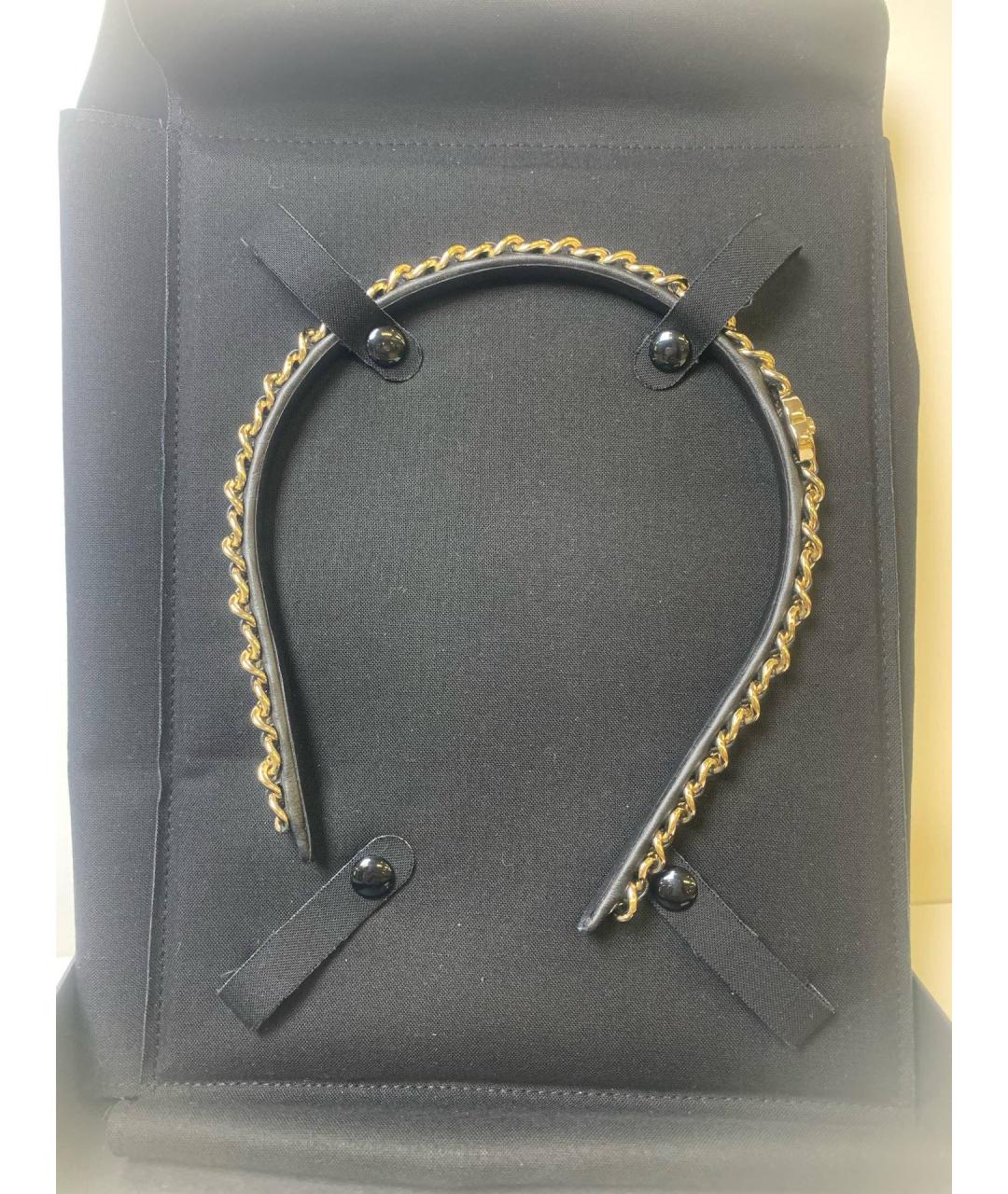CHANEL Черный ободок, фото 6