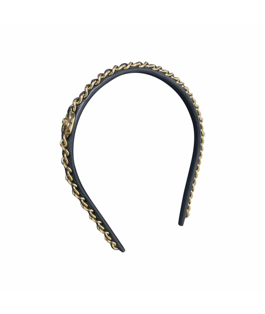 CHANEL Черный ободок, фото 1