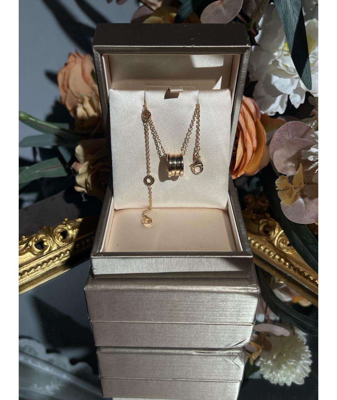 BVLGARI Золотое колье из розового золота, фото 6