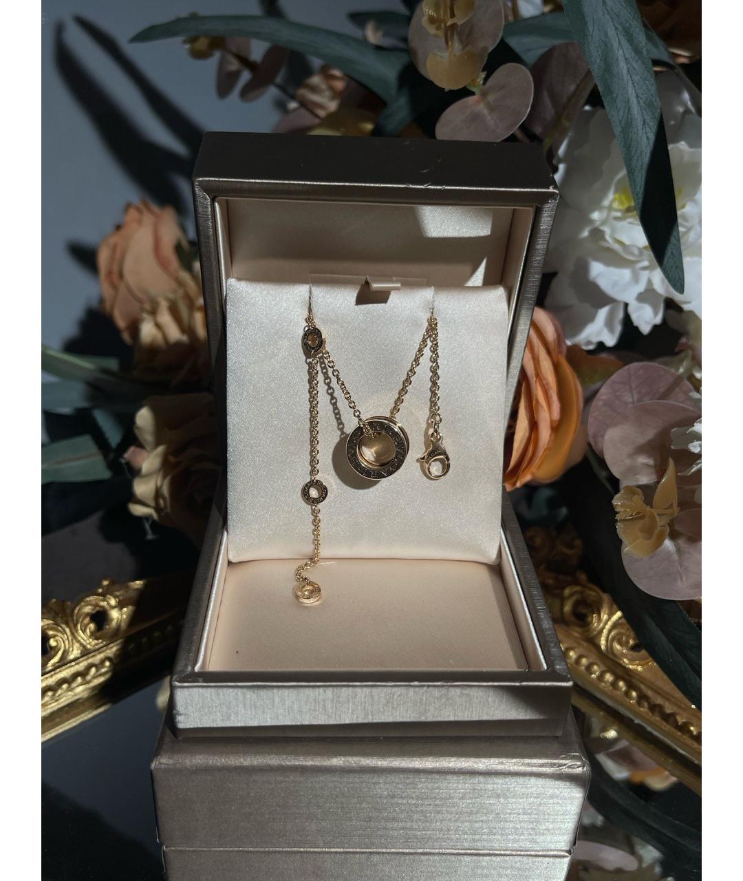 BVLGARI Золотое колье из розового золота, фото 5