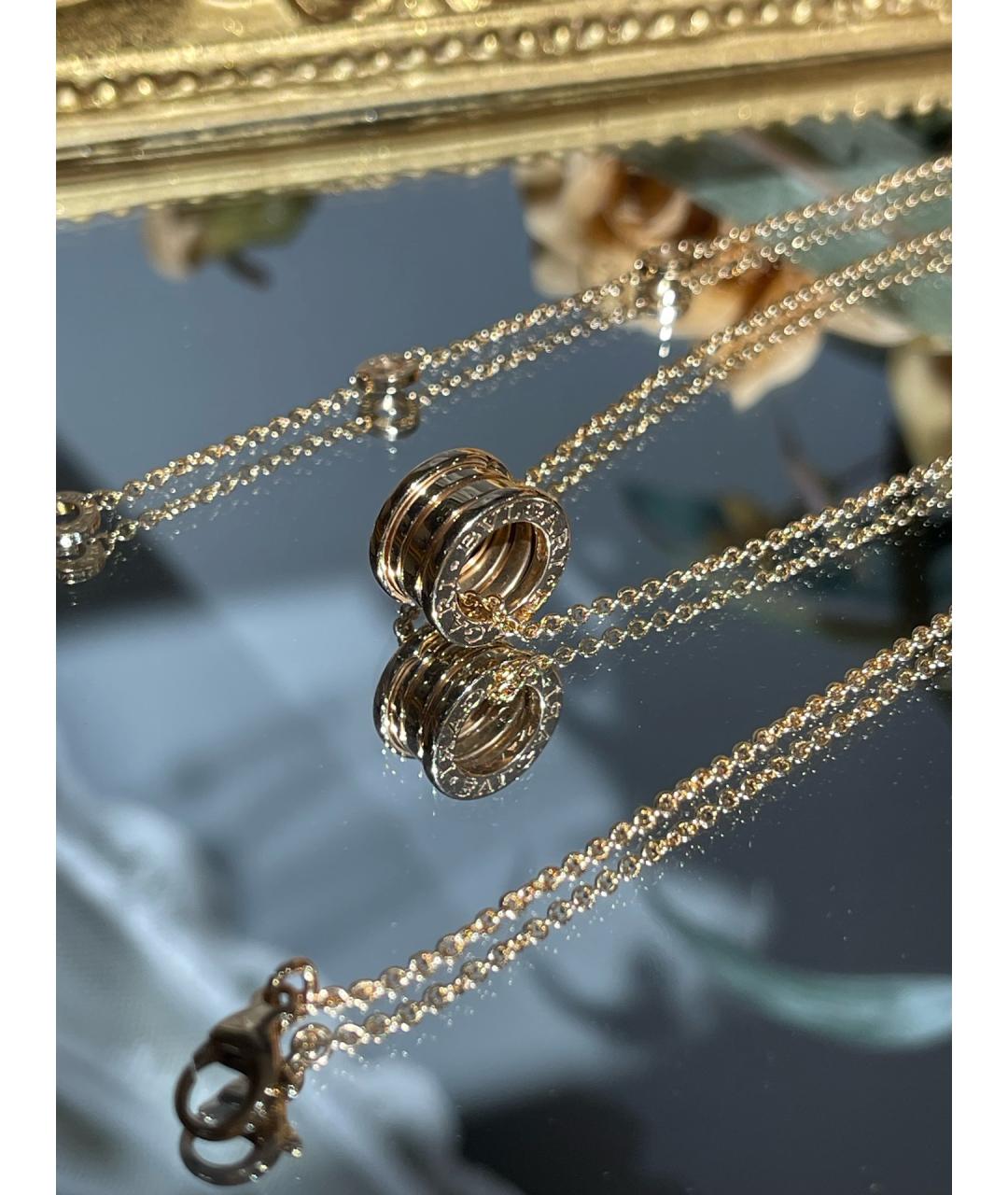 BVLGARI Золотое колье из розового золота, фото 3