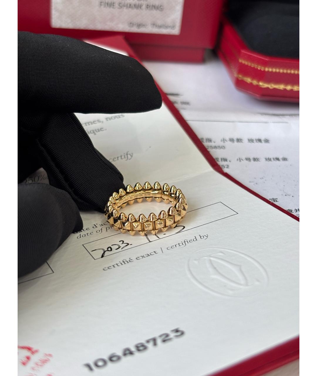 CARTIER Золотое кольцо из розового золота, фото 8