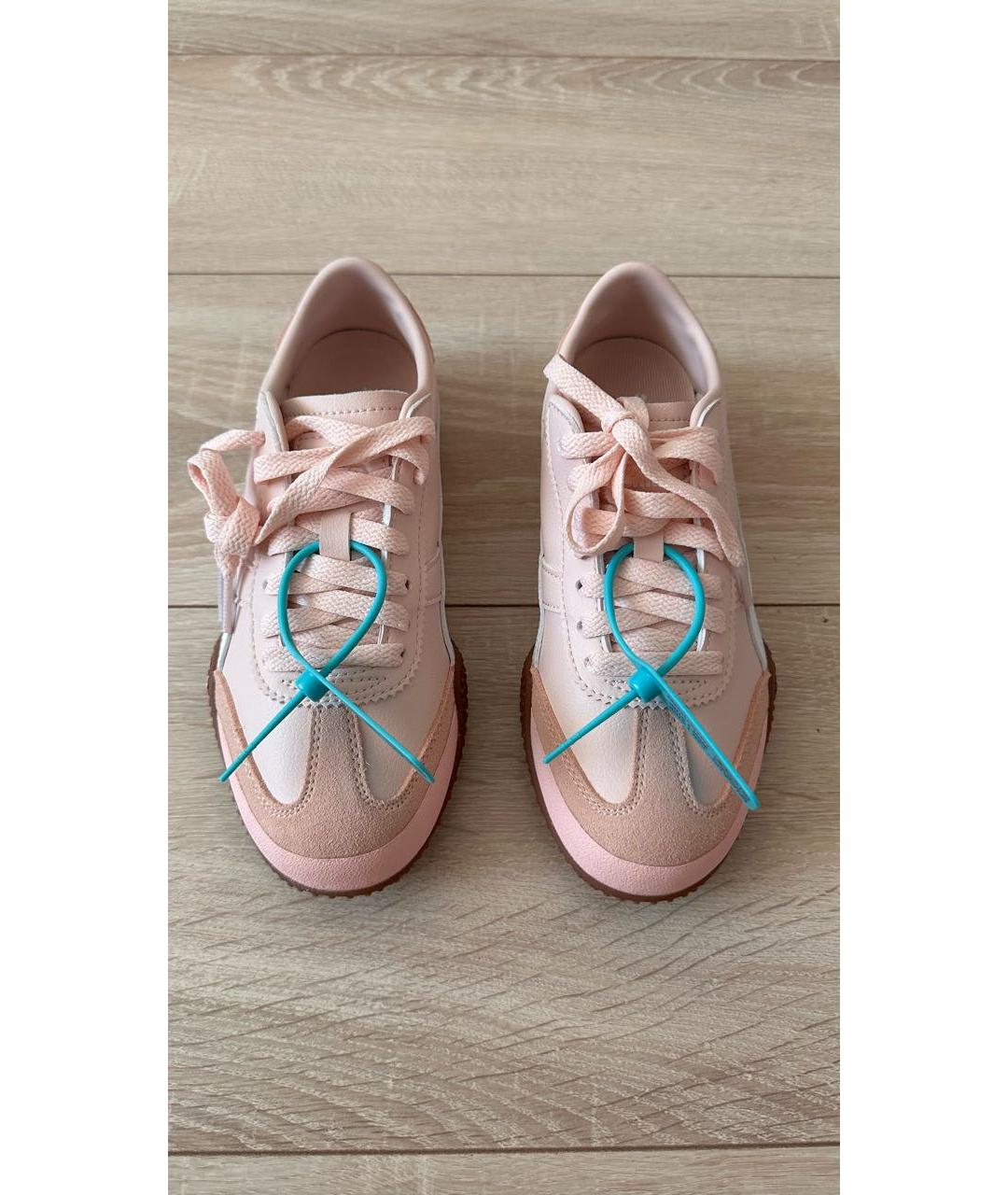 PUMA Розовые кеды из искусственной кожи, фото 2